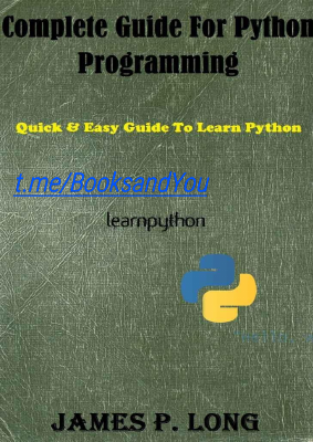 Complete Guide for Python Programming.pdf